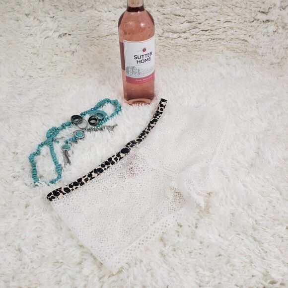 VS Sexy White Animal Print Logo waist SHORTIE - Picture 3 of 4